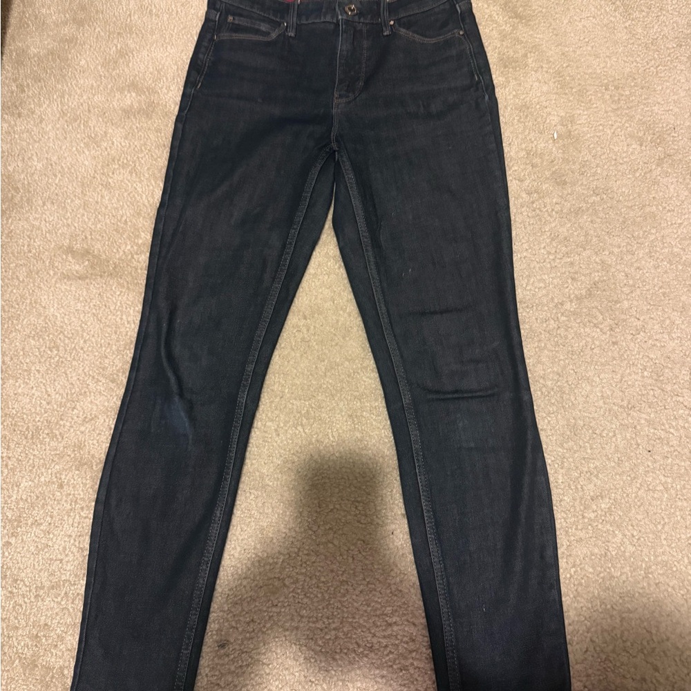 Dark denim high rise, sculpt, skinny ankle, Women's Jeans size 0